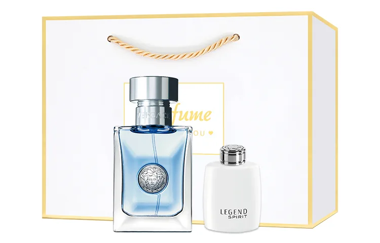 VERSACE Мужской парфюмерный набор туалетная вода 100 мл + парфюм 10 мл + косметичка, Homonymous Men's Box — фото 2