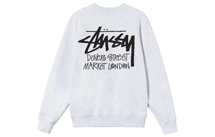 

Толстовка унисекс серая Stussy, серый