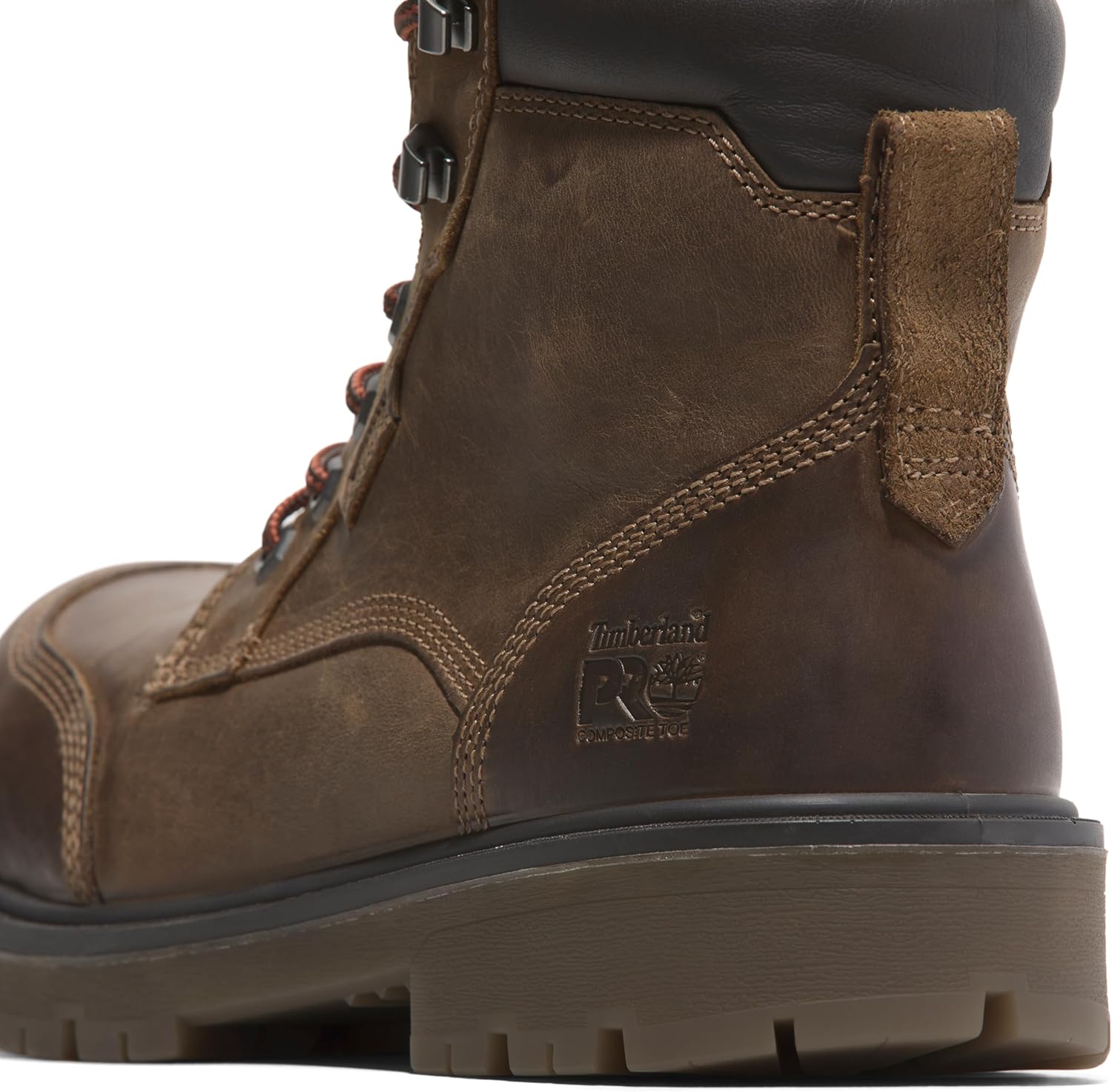 Timberland PRO мужские Whitman 6 дюймовые рабочие ботинки с композитным защитным носком и водонепроницаемостью, Gaucho Brown — фото 3