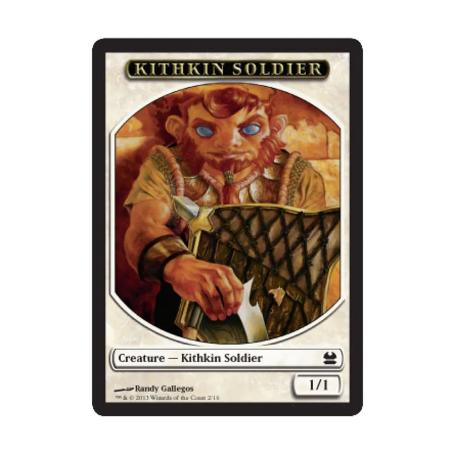 

CCG Киткинский солдат – жетон (C) (белый), MTG - Modern Masters 2013