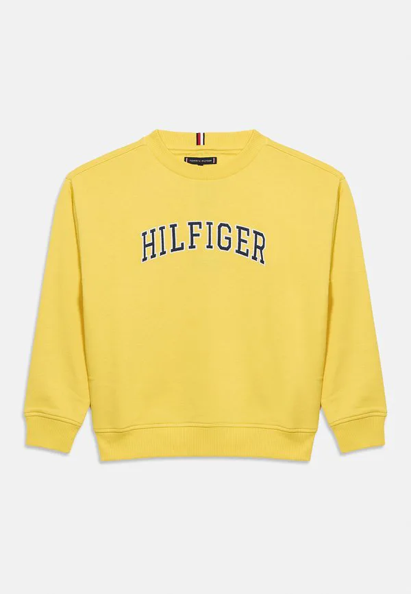 Толстовка с круглым вырезом и логотипом из махровой ткани Tommy Hilfiger, Yellow Dahlia — фото 3