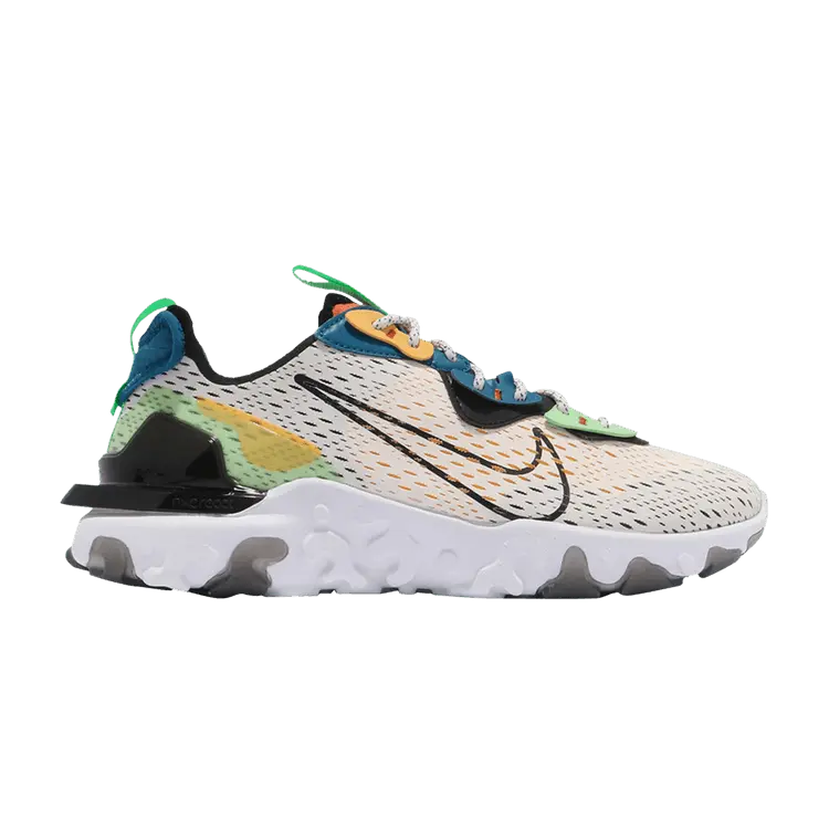 

Кроссовки Nike React Vision 'Phantom Green Abyss', кремовый