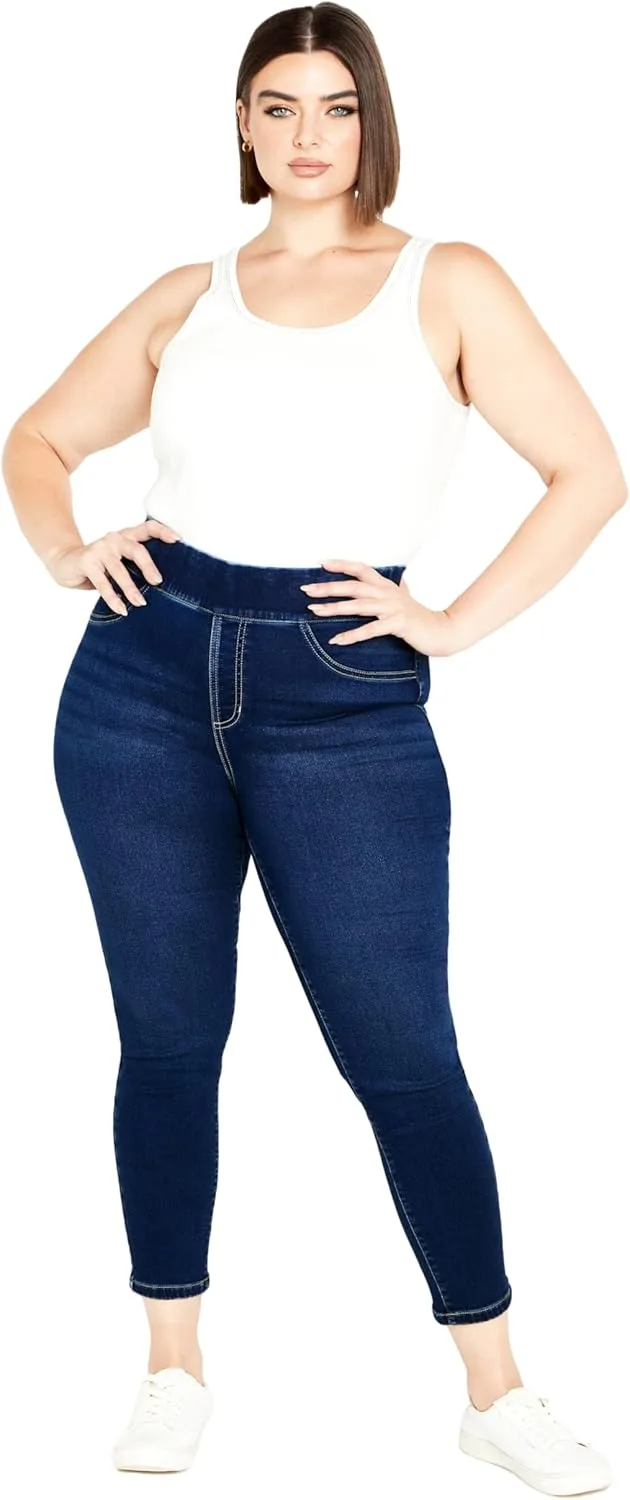 

Женские джинсы-леггинсы Avenue Plus Size