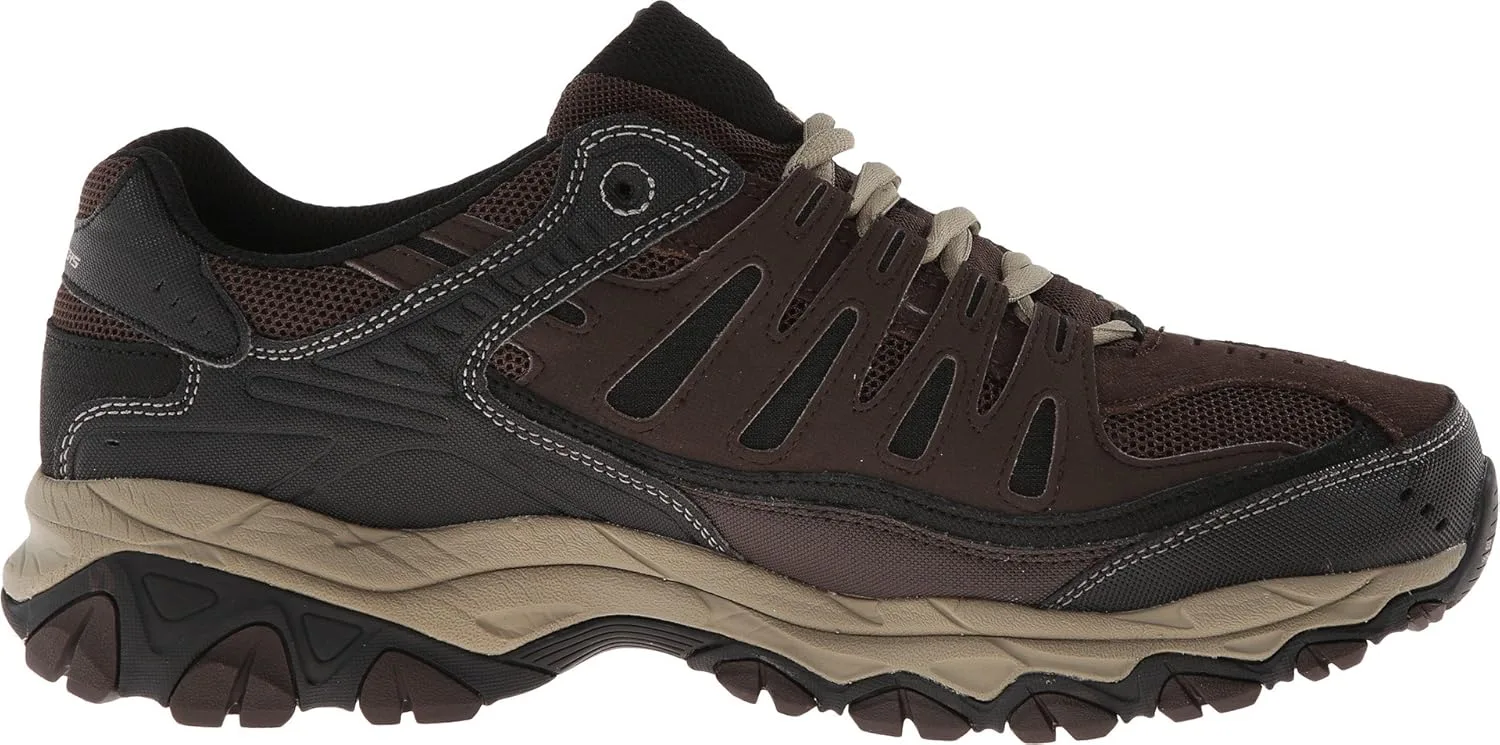 Мужские кроссовки Skechers Sport Afterburn Memory Foam Lace, коричневый — фото 4