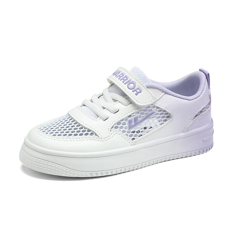 Детские кроссовки для скейтбординга Kids Low-top White Warrior, фиолетовый — фото 2