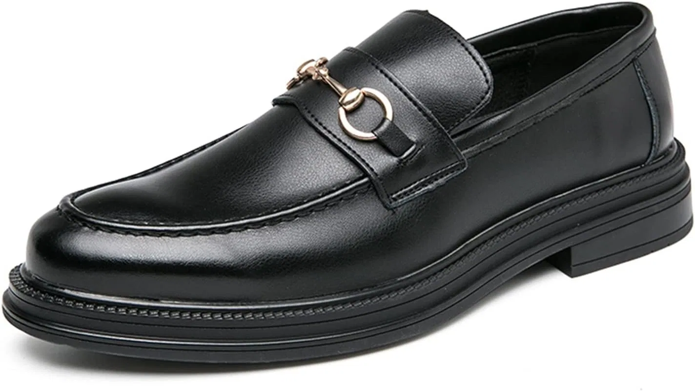 Туфли Herren Kleiderschuhe Herrenschuhe Lederschuhe Herren Flache Schuhe Lederschuhe (11) Generic, Schwarz