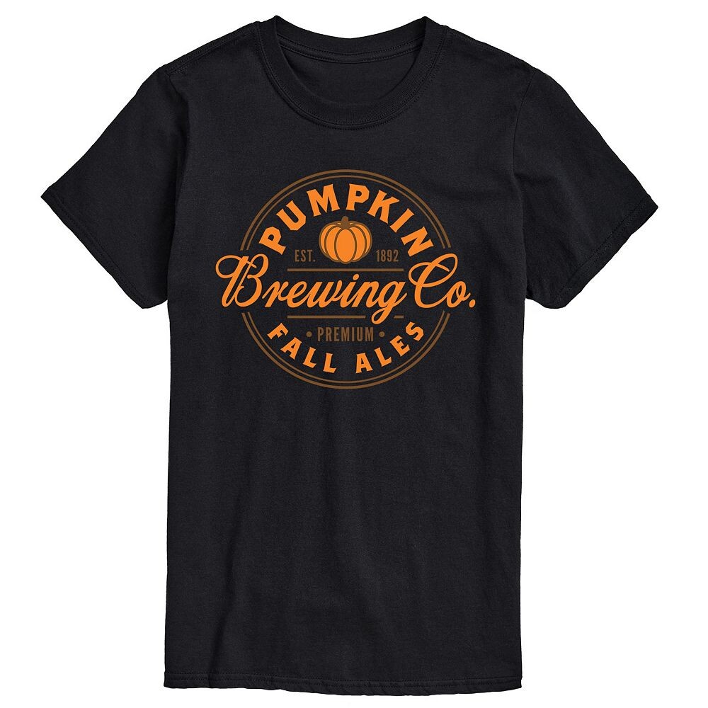 

Мужская футболка с рисунком Pumpkin Brewing Co Licensed Character, черный