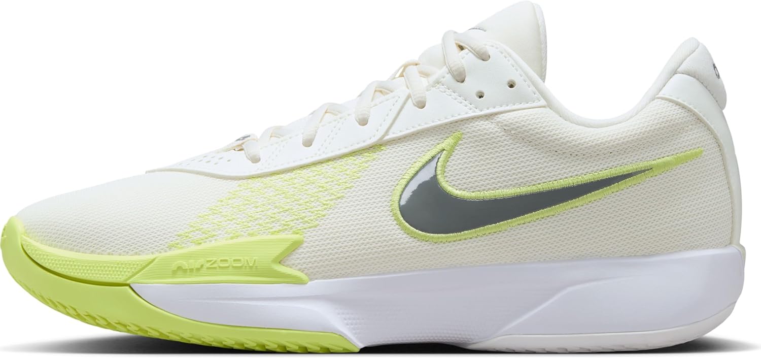 

Мужские баскетбольные кроссовки Nike, Sail Smoke Grey Lt Lemon Twist White