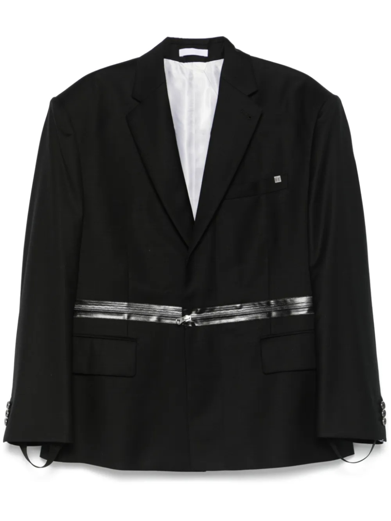 

Helmut Lang пиджак Zip Driver, черный