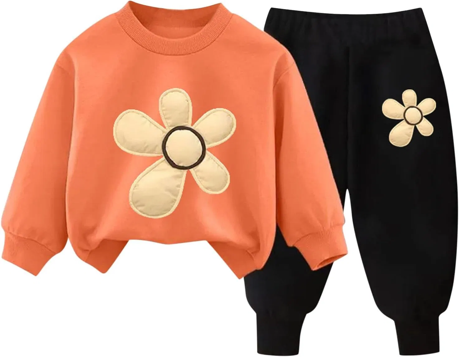 Детский спортивный костюм из 2 предметов, трикотажный, W-24 Burnt Orange