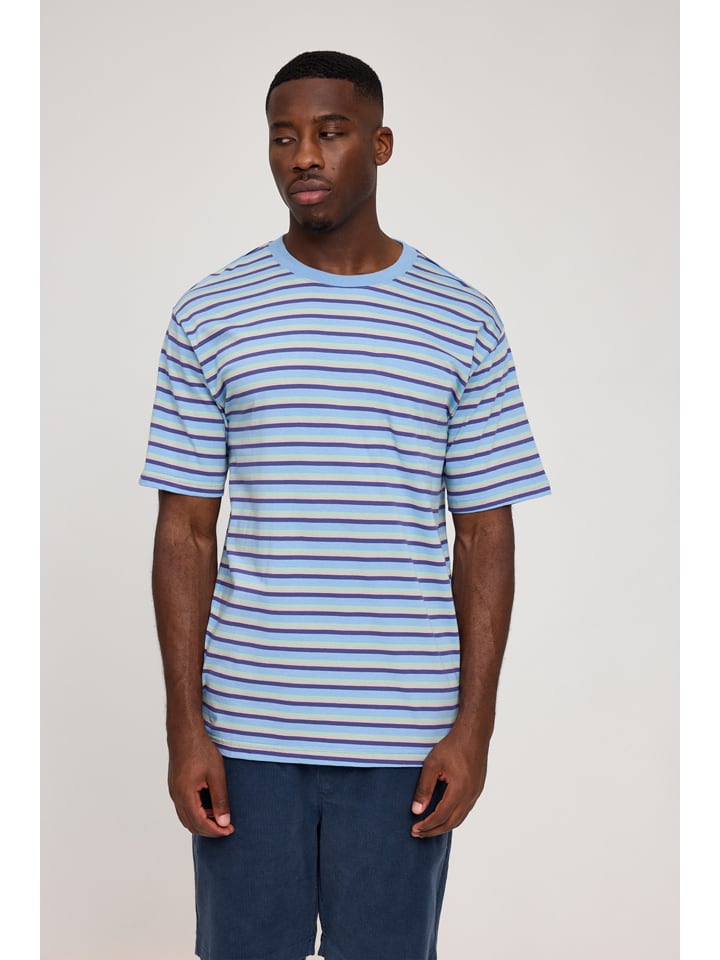 

Футболка Fine Striped MAZINE, синий