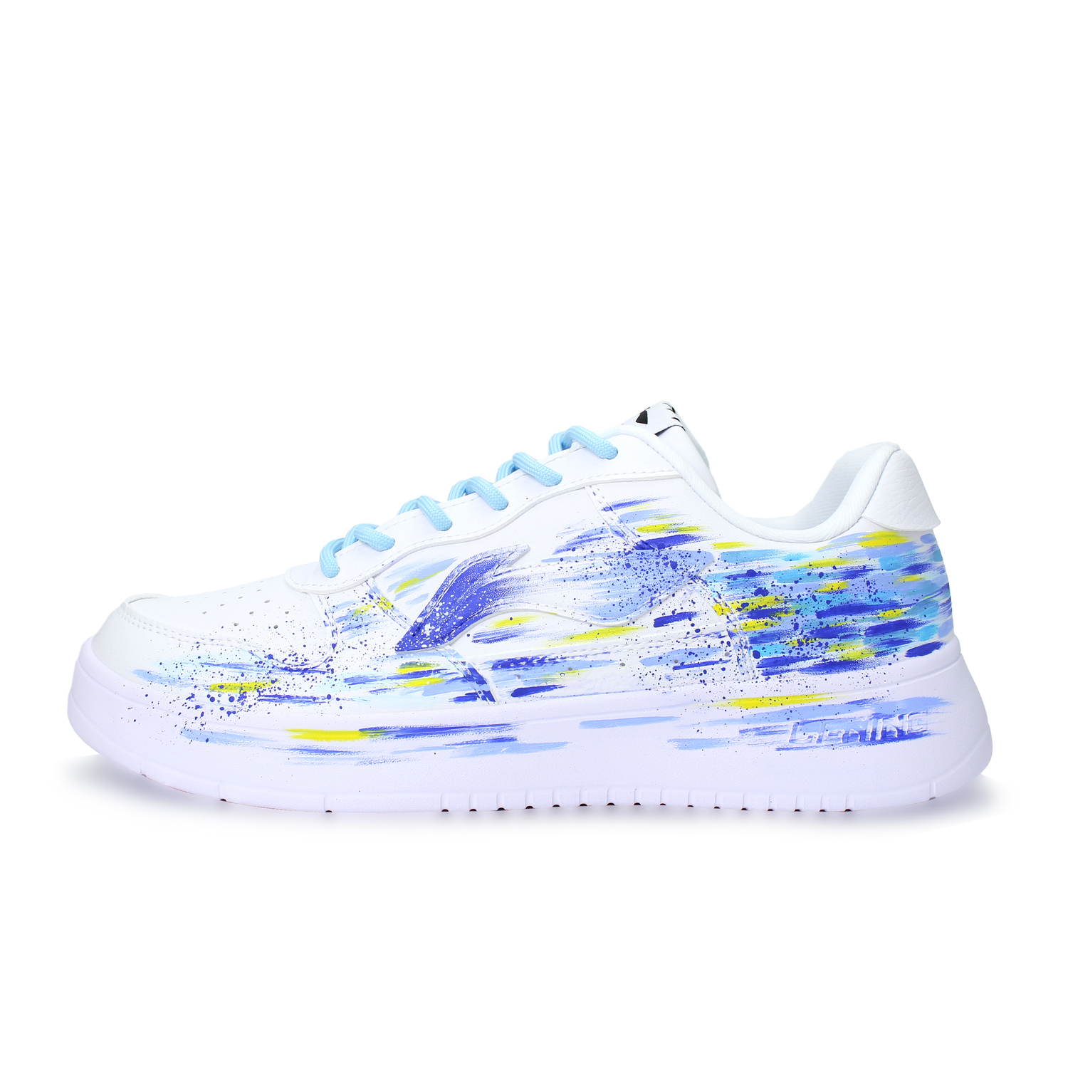 

LINING Скейтборд кеды Unisex низкие белые, синие, фиолетовые, жёлтые, цвет White, blue, purple, yellow