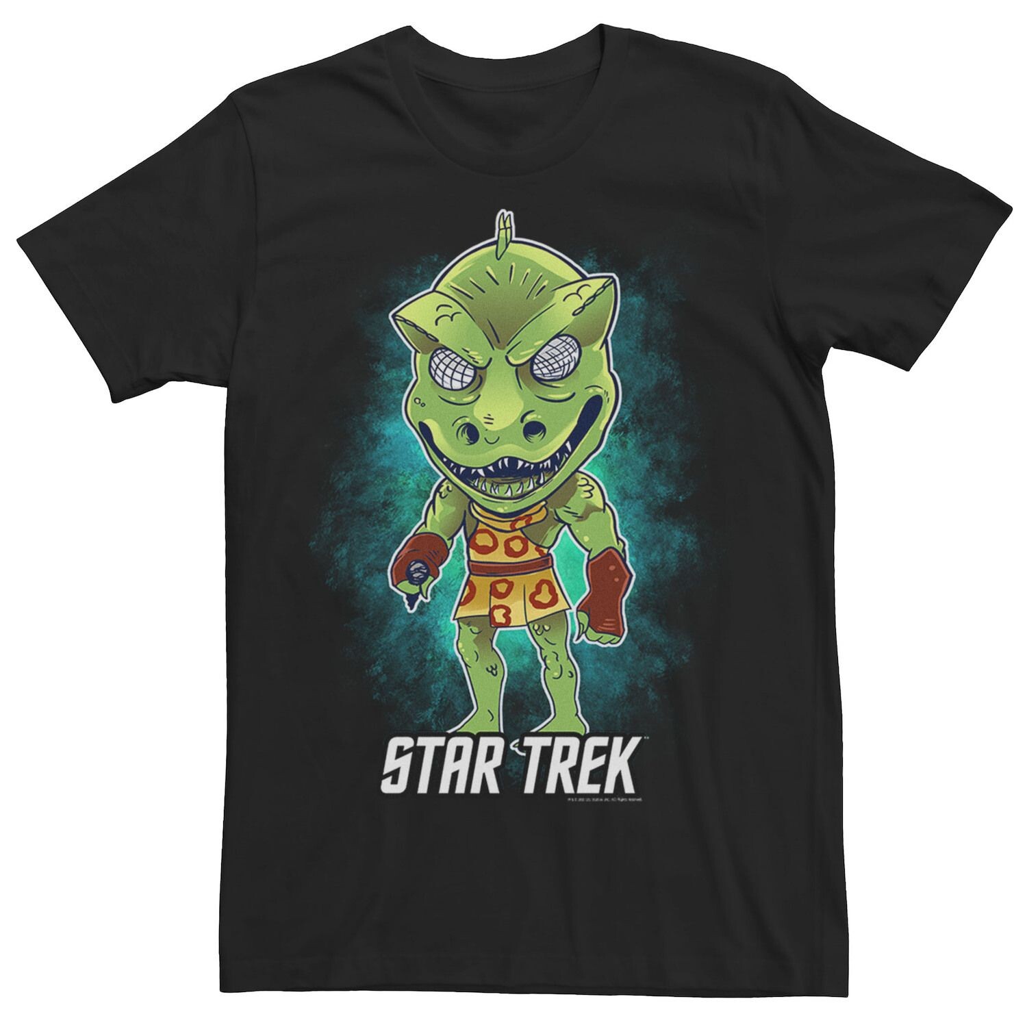 

Мужская футболка Star Trek Original Series Gorn Posing Chibi Tee Licensed Character