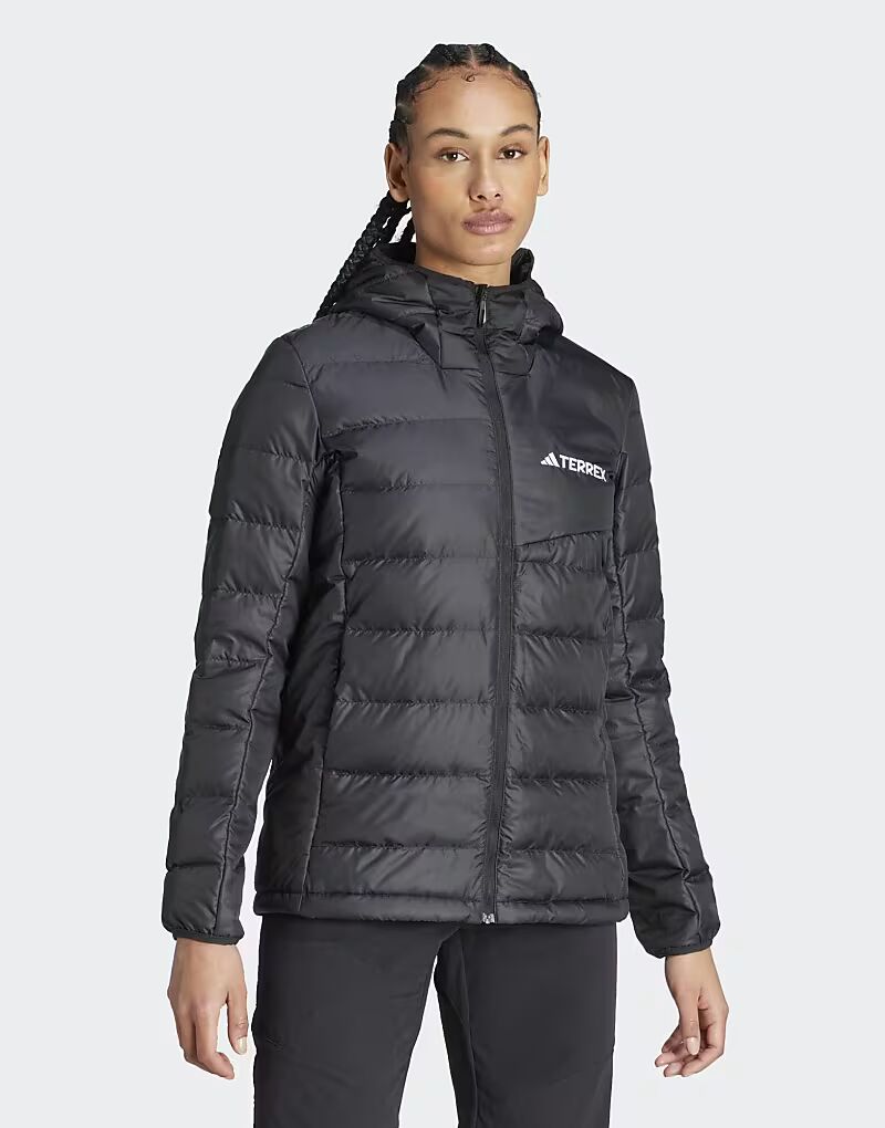 

Многофункциональная куртка с капюшоном Adidas Terrex Multi Light черного цвета