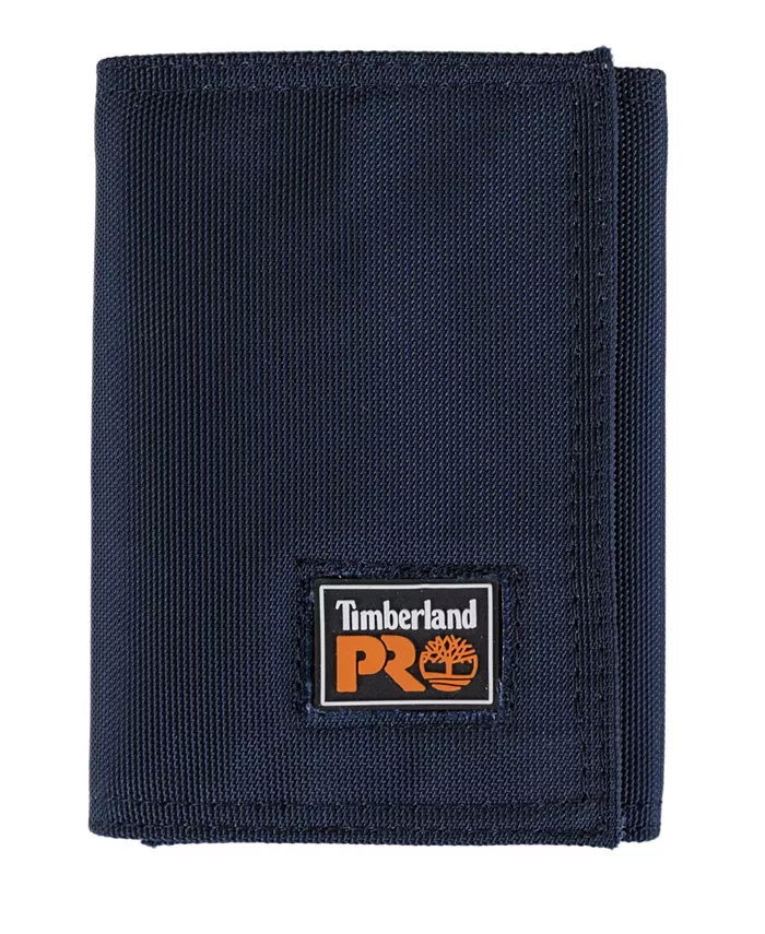 

Мужской прочный тканевый кошелек-книжка Trifold Timberland, синий