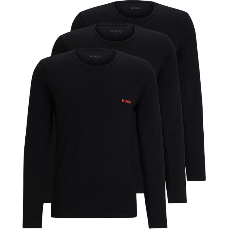 

Футболка с принтом Boss Logo, набор из трех HUGO BOSS, 3 pack (черный)