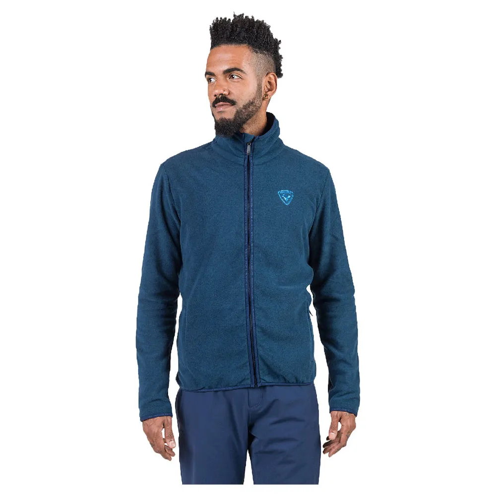 

Флис Rossignol Strawpile full zip, синий