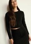 

Топ с длинными рукавами CREW NECK Next, черный