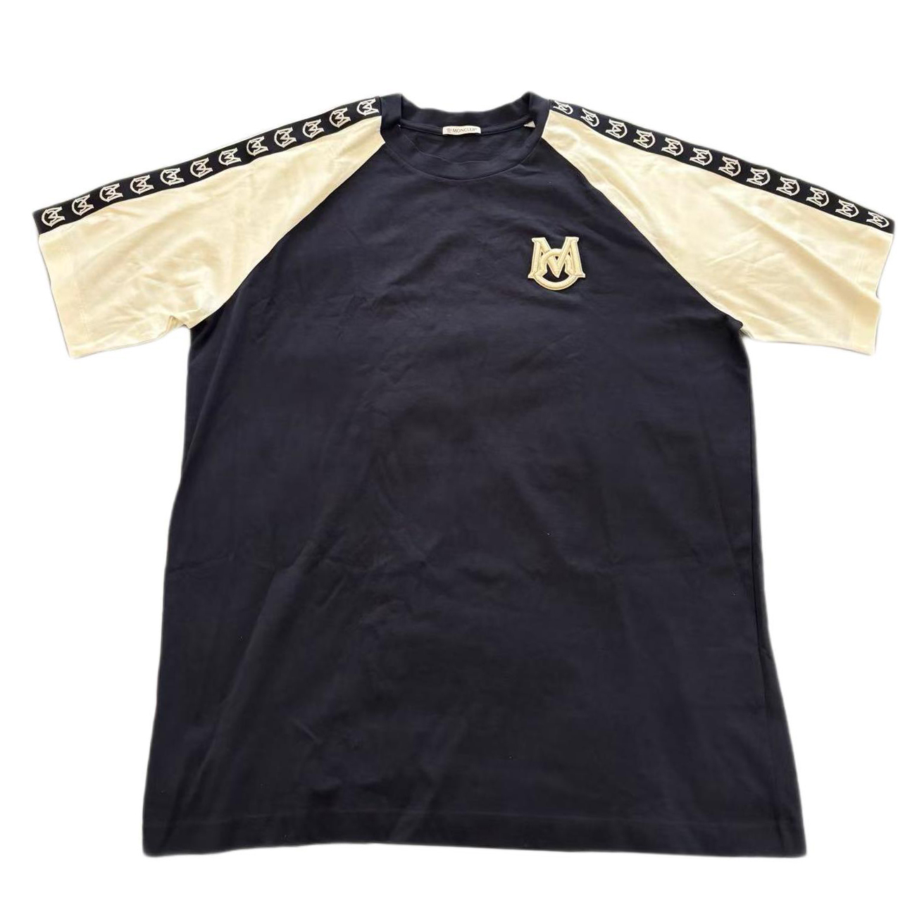 

Moncler Футболка мужская темно-синяя, Синий, Moncler Футболка мужская темно-синяя