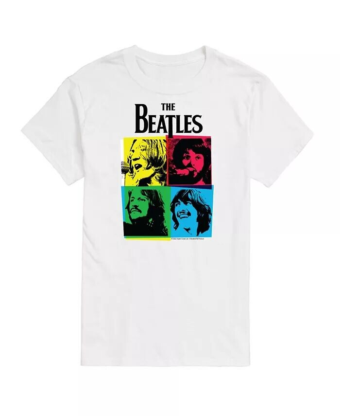 

Hybrid Apparel Яркая футболка The Beatles Group с короткими рукавами AIRWAVES, белый