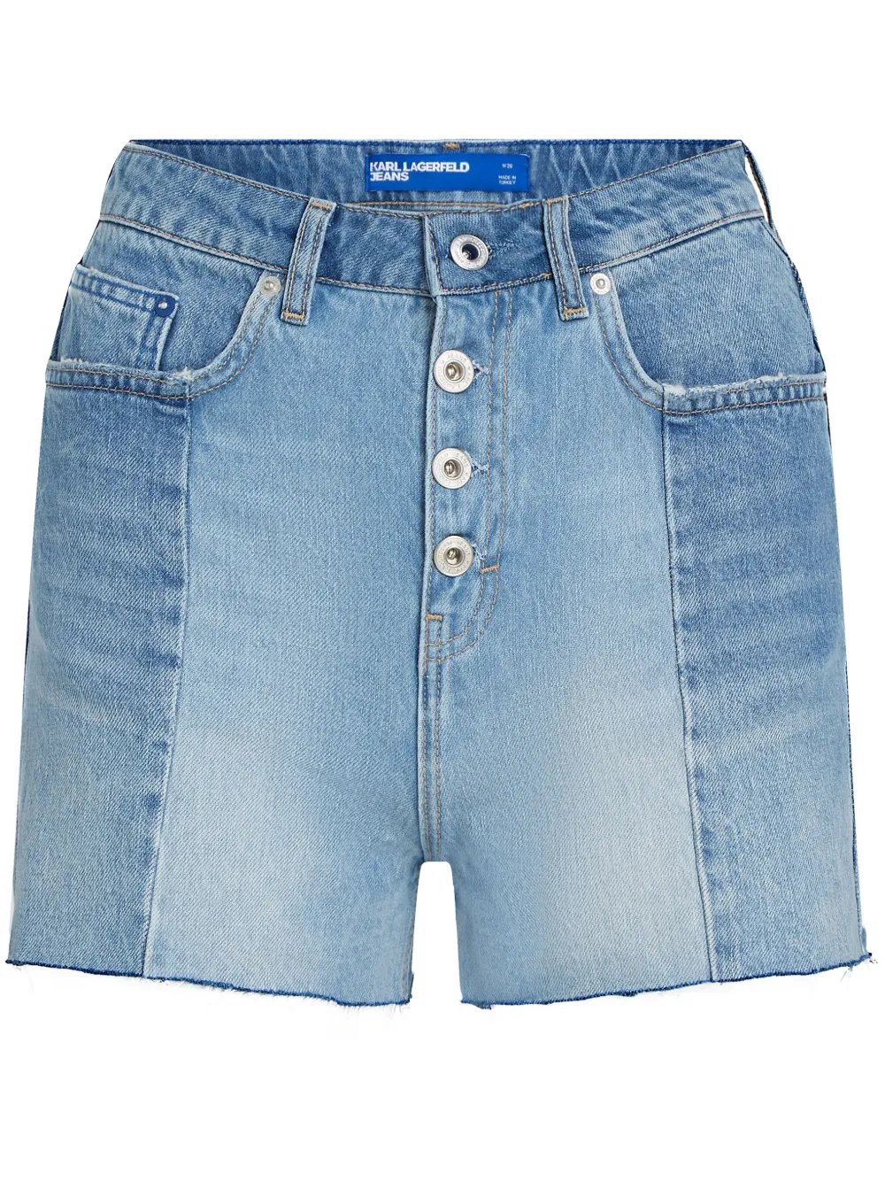 

Джинсовые шорты с завышенной талией Karl Lagerfeld Jeans, синий