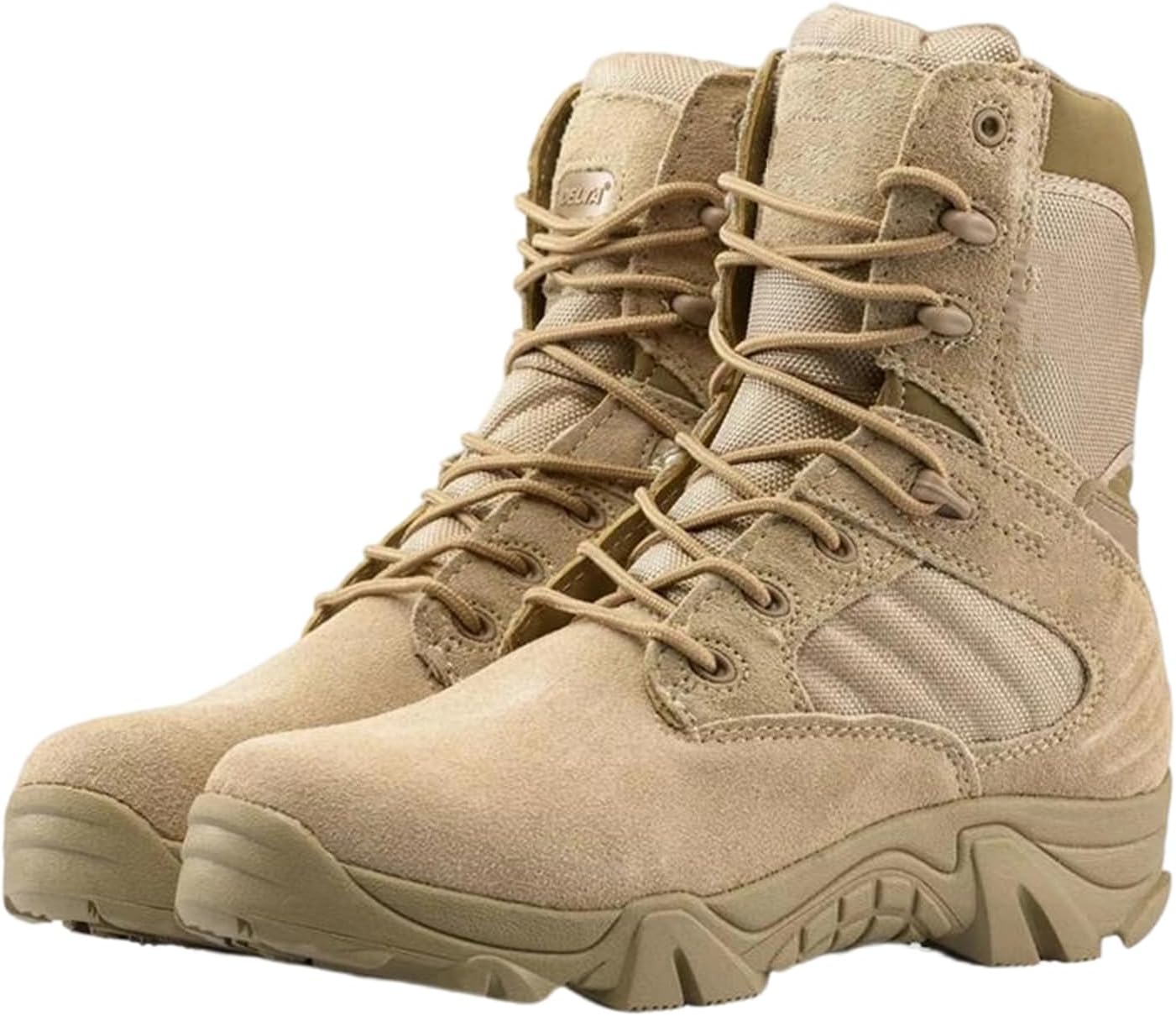 

Мужские боевые высокие ботинки Alloaone для улицы, походов и альпинизма, противоскользящие туфли с удобной поддержкой, хаки