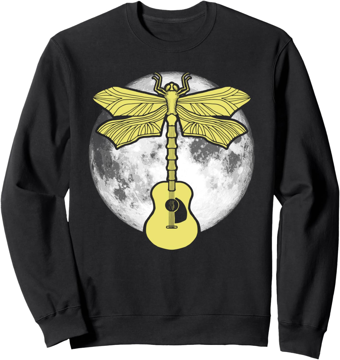 

Акустическая гитара, художественная стрекоза, музыка и музыкант, толстовка с лунным рисунком Bluegrassgarage - Bluegrass Music Vintage Fan Tees, черный