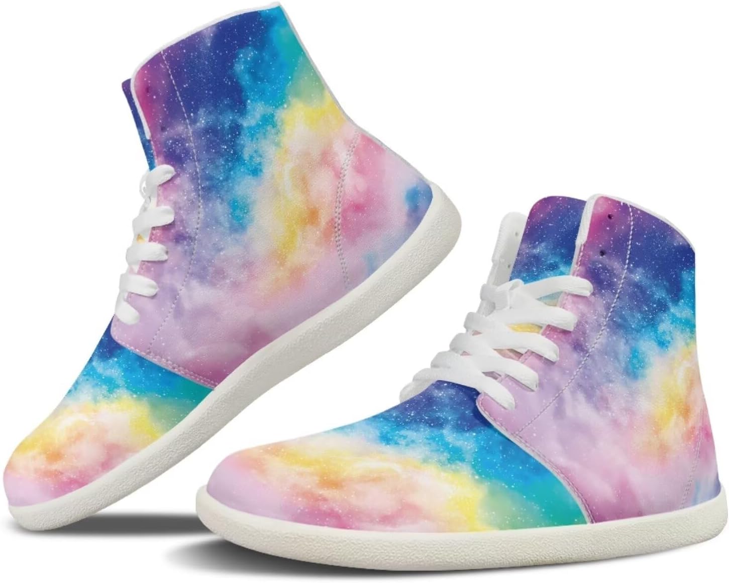 

Кроссовки chaqlin с высокой пяткой, с платформой, спортивные, с поддержкой голеностопа, дышащие, с широкой носочной частью, для женщин и мужчин, противоскользящие, легкие теннисные туфли, Tie-dye