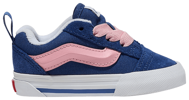 

Кроссовки Vans Knu-Skool Toddler 'Navy Blue Pink', синий