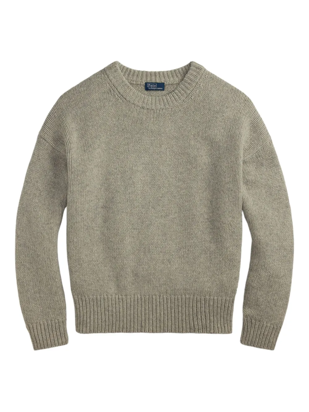 

Кашемировый свитер с круглым вырезом POLO RALPH LAUREN, серый