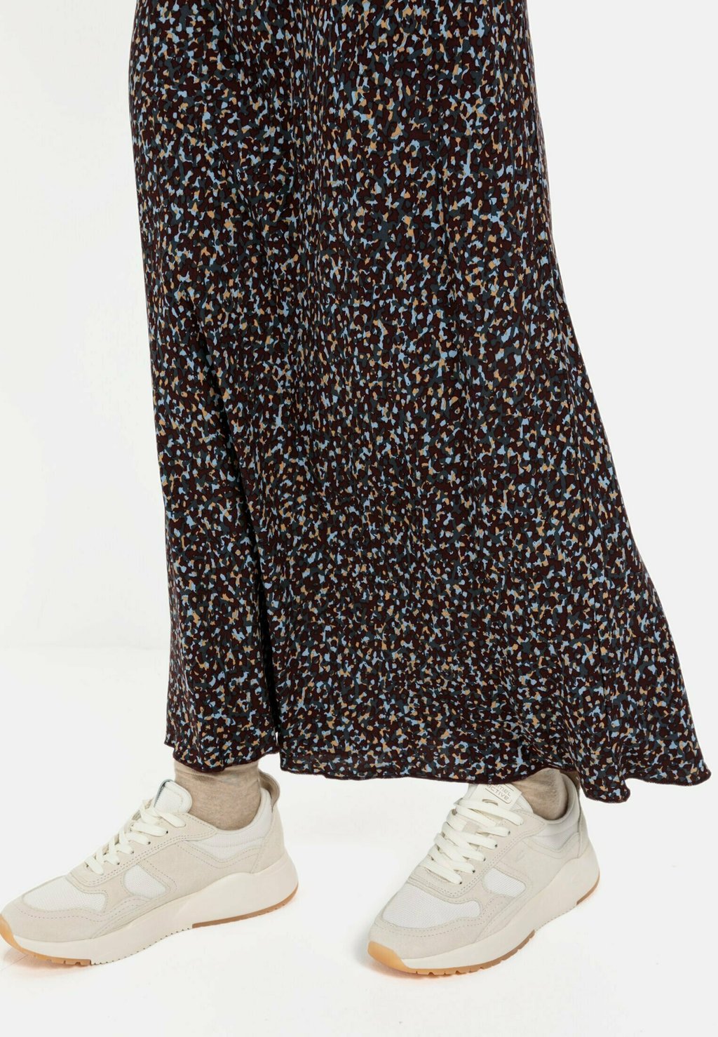 

Юбка макси MIT ALLOVER-PRINT camel active, бежевый