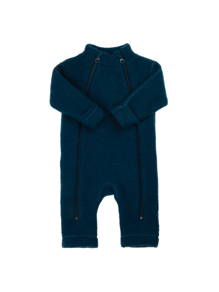 

Комбинезон для коляски из шерсти мериноса темно-бирюзового цвета Joha