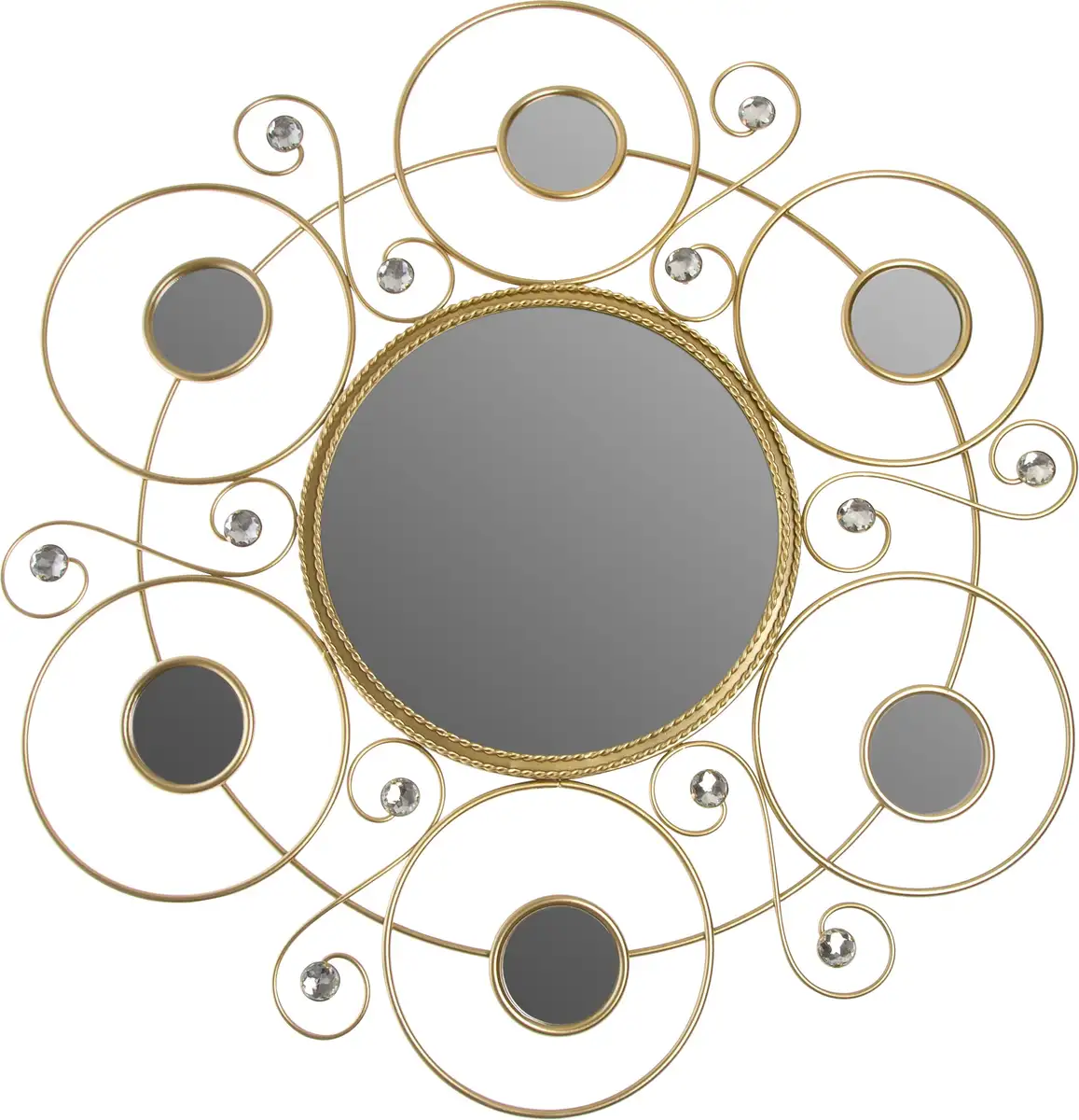 

Зеркало декоративное Myflair Möbel & Accessoires Helios 50х50х2 см, цвет goldfarben