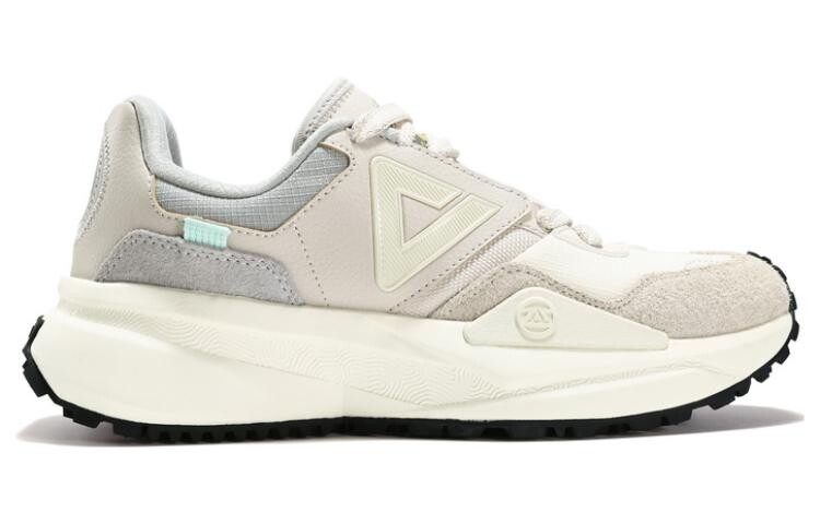 Кроссовки PEAK 70S Lifestyle Shoes Men Low-top Off White/Khaki, белый/хаки — фото 2
