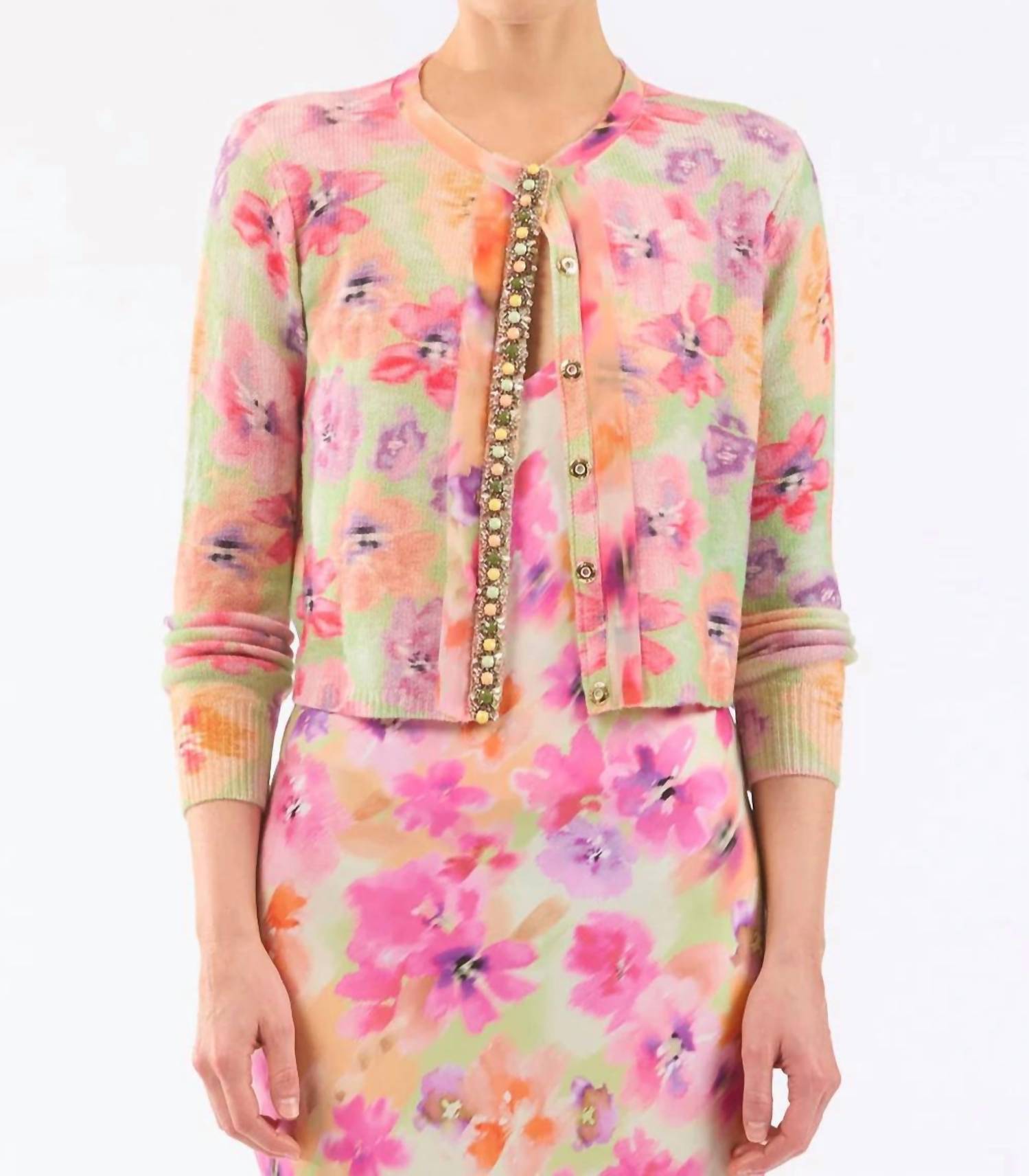 

Фрида цветочный свитер Le Superbe, Multifloral