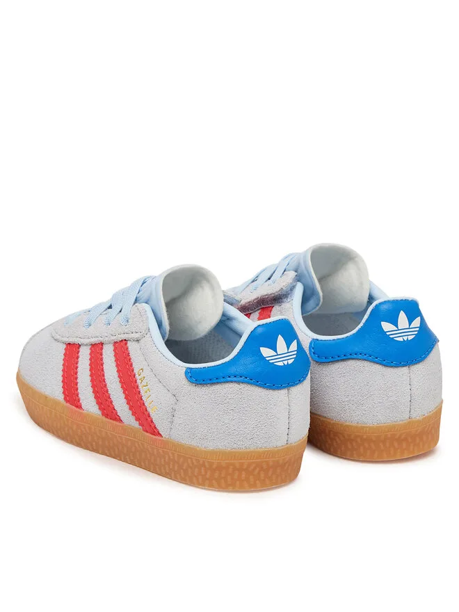 Adidas Кроссовки Gazelle Comfort Closure Elastic Laces KI4037 светло-голубые — фото 3