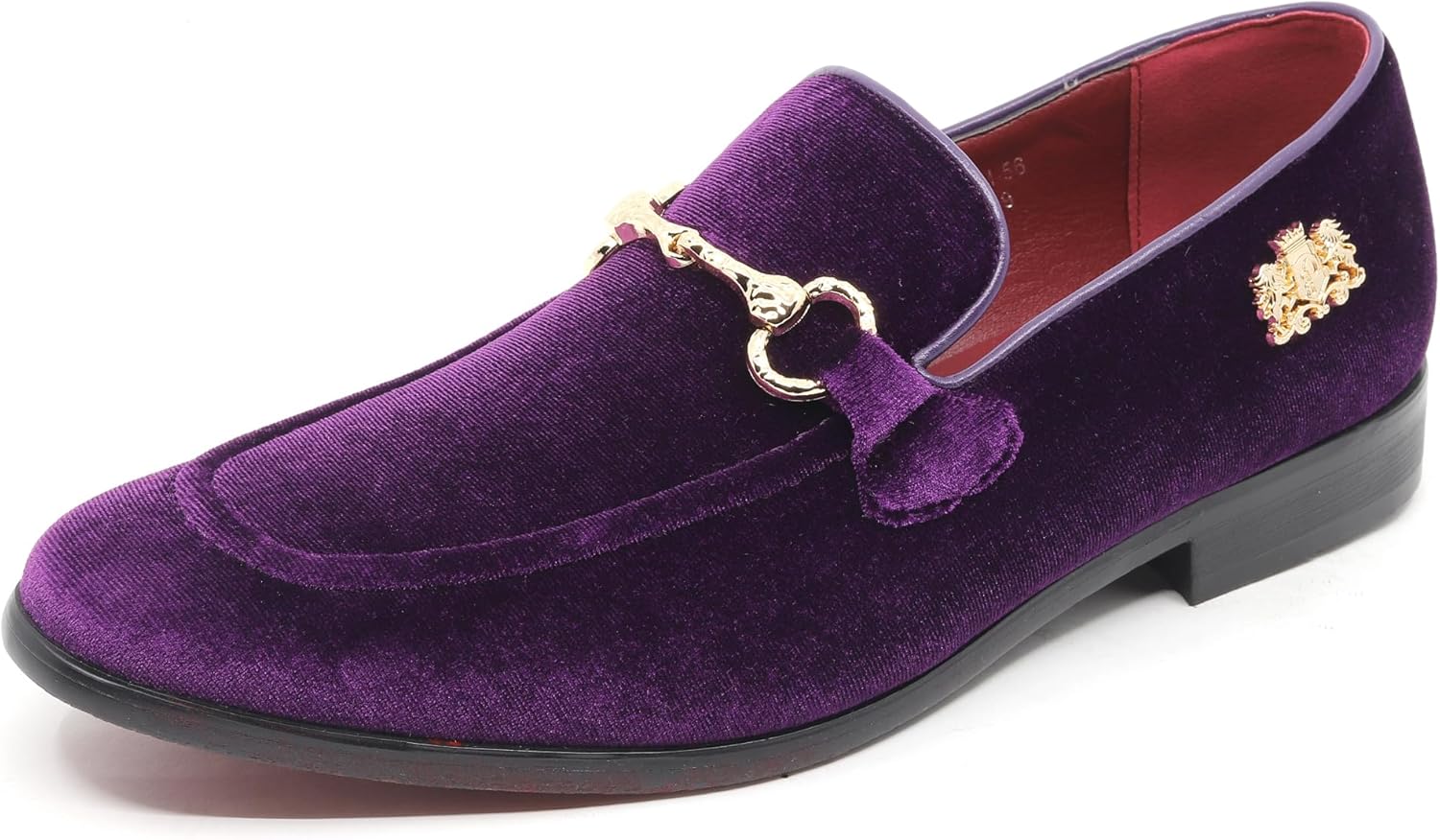 

Мужские бархатные дизайнерские классические туфли смокинг слипоны SM-56 Metrocharm, фиолетовый