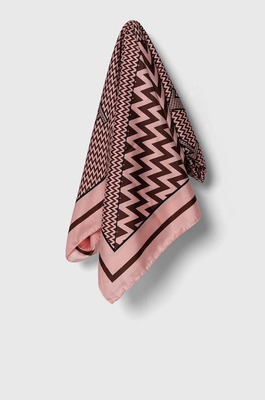 

Шелковый шарф Lanvin, розовый