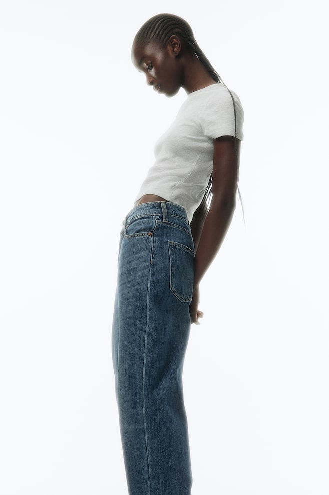 

Джинсы Barrel High H&M, синий