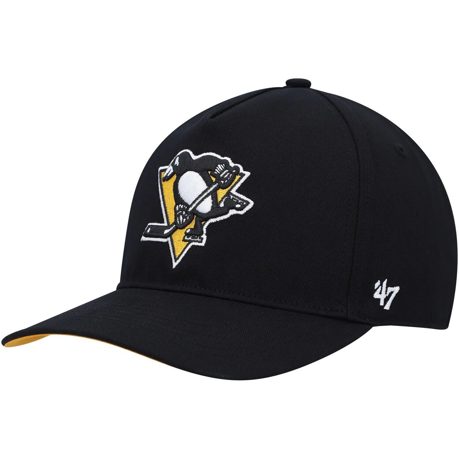 

Мужская черная кепка '47 Pittsburgh Penguins Primary Hitch Snapback