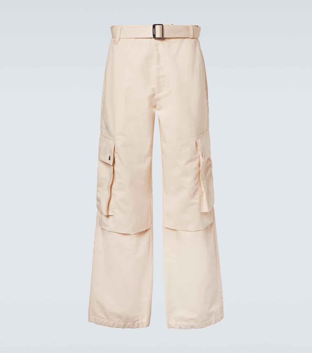 

Брюки-карго Le Cargo из хлопка и льна Jacquemus, бежевый