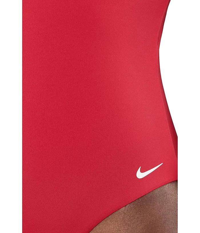 Купальник слитный Effortless Essential V-Neck Nike, Gym Red — фото 4
