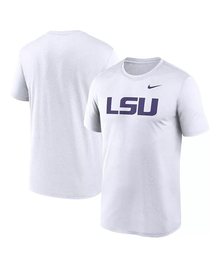 

Мужская белая футболка с логотипом LSU Tigers Primetime Legend Nike