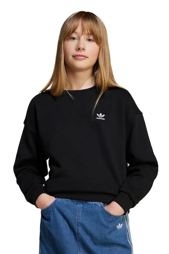 

Хлопковая толстовка Adidas Originals, черный