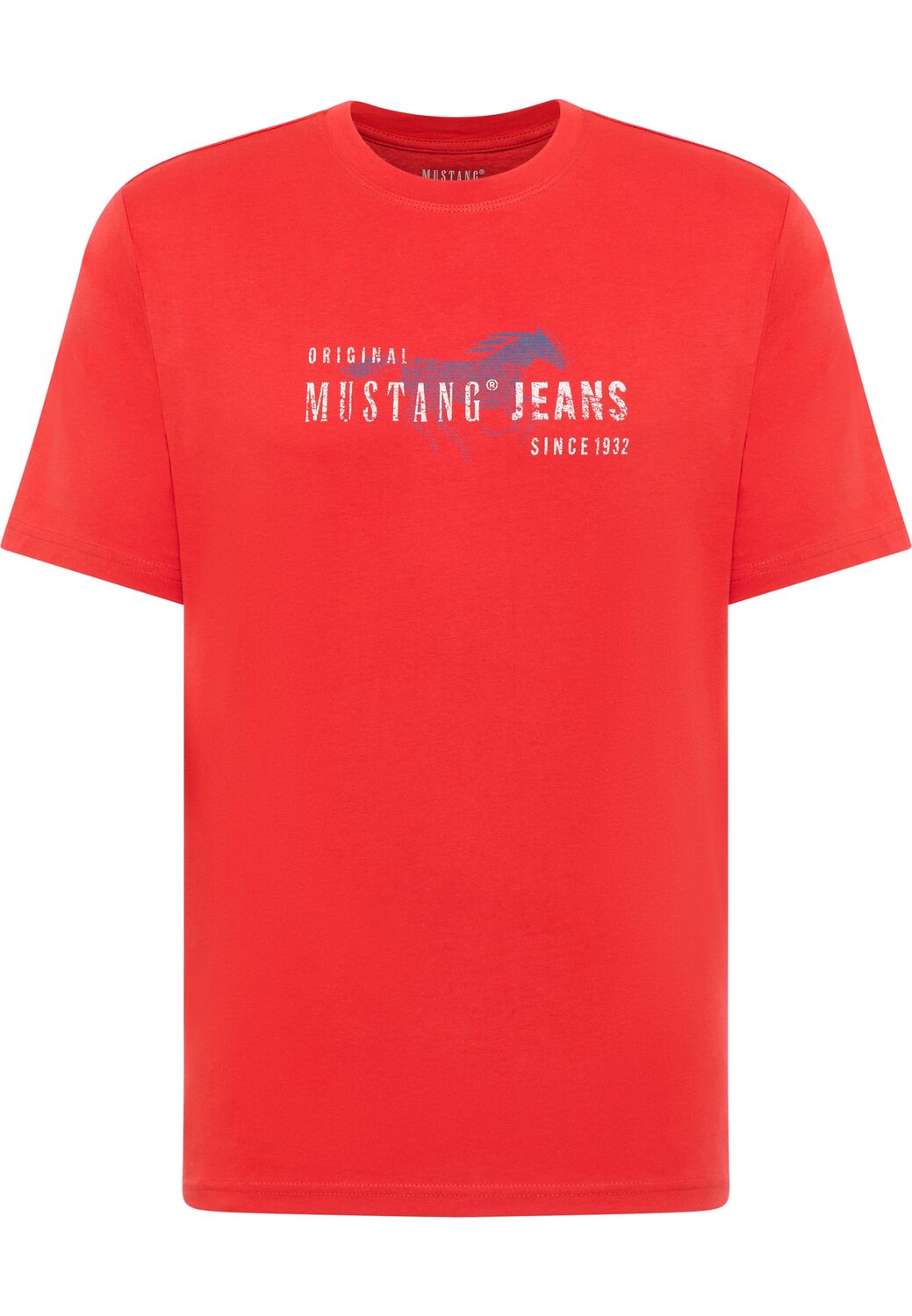 

MUSTANG Футболка 'Austin' в красном цвете
