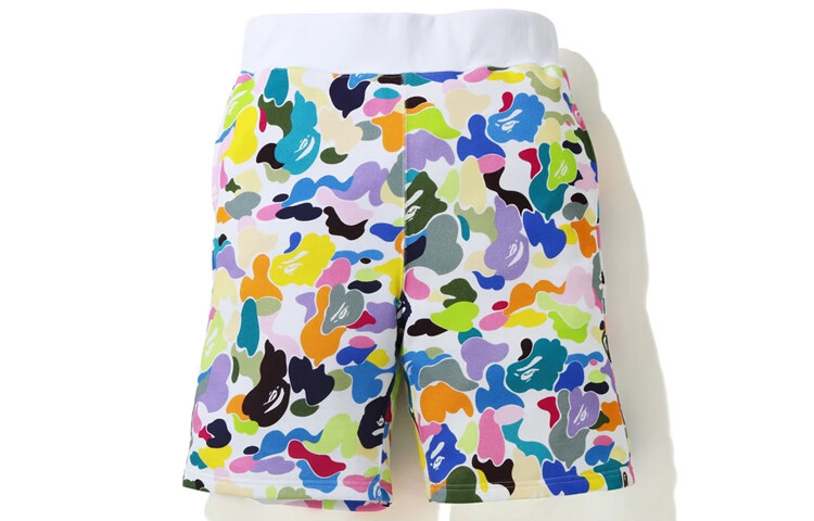 

Спортивные шорты BAPE Multi Camo A Bathing Ape, белый