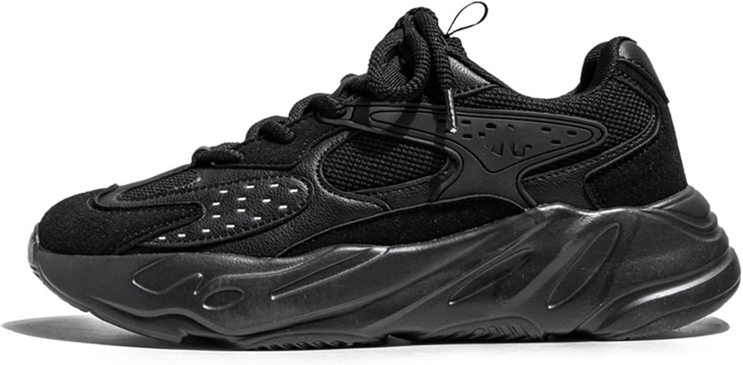 

Модные мужские кроссовки, удобные износостойкие скейтбордические туфли для всех сезонов, кроссовки для тенниса, работы и прогулок Hhhchpm, черный