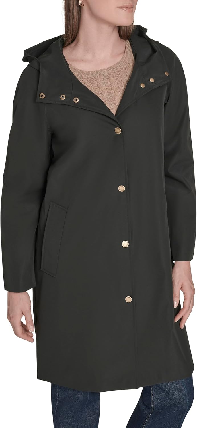 

Женский плащ Tommy Hilfiger с застежкой-кнопкой спереди, Black