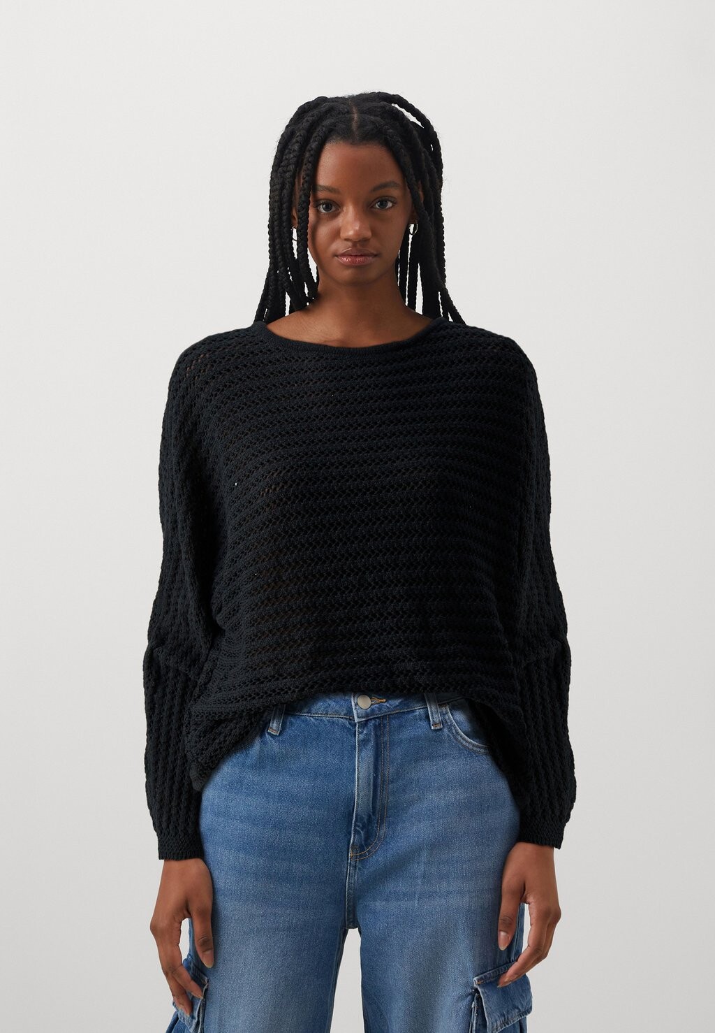 

Джемпер VILYTA O NECK STRUCTURE VILA, черный