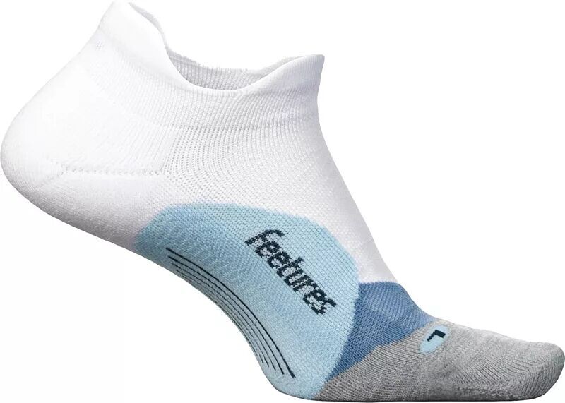 

Feetures! Носки Elite Light No Show Tab, белый